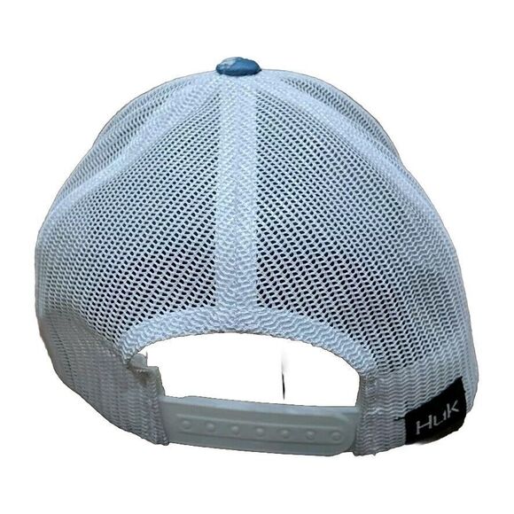 HUK Men's Mesh Trucker Snapback Anti-Glare Fishing Hat Tide Change-The Edge - Picture 2 of 6